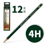 辉柏嘉（Faber-castell）德国辉柏嘉9000铅笔素描套装学生绘画工具铅笔套装美术生专用初学者速写绘图艺考 4H（12支）