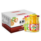 欢乐家混合水果罐头 礼盒整箱装(黄桃*3、苹果*3、北果*3、久宝桃*3)
