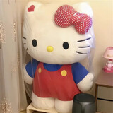 澳颜莱hellokitty巨型玩偶超大毛绒公仔可爱娃娃创意生日礼物送女朋友 站款kt猫红色 35-40厘米0.3kg