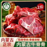 荤八厨 内蒙古牛脊骨1kg新鲜黄牛肉生鲜牛骨髓牛骨头带肉蝎子脖火锅食材