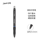 锐意（Sharpie）中性笔0.5mm速干高颜值学生商务签字笔办公用品耐用蓝色单支装S geL