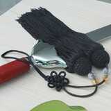 煌龙冰丝剑穗木兰剑穗宝剑穗子剑须太极剑穗流苏 黑色