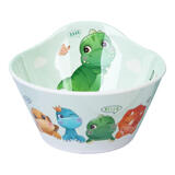 五和（WUHE）儿童碗餐具套装宝宝碗勺卡通碗勺家用吃饭辅食碗库洛米奥特曼饭碗 小恐龙深碗450ml