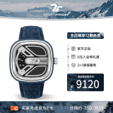 SEVENFRIDAY七个星期五手表M系列方形大表盘瑞表防水时尚手表男自动机械腕表 M1B/01