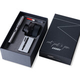 凌美德国进口 凌美(LAMY)钢笔墨水笔学生礼品笔恒星礼盒套装含墨水+吸墨器+墨胆 50周年 礼物送学生 银灰色EF尖（50周年礼盒）