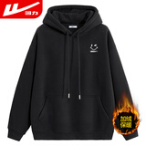 回力卫衣男秋冬季加绒保暖连帽长袖t恤男士卫衣休闲运动套头衫男装