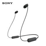索尼（SONY）WI-C100 无线立体声 颈挂式 蓝牙耳机 IPX4防水防汗 约25小时长久续航 黑色 618 苹果耳机