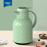 乐唯诗（LOVWISH）保温壶温显家用保温壶大容量玻璃智能温度显示开热水暖水瓶小暖壶 钻纹保温壶【温显款】抹茶绿1L