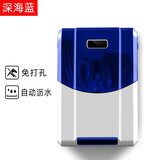 耐持可消毒筷子筒多功能装筷子笼置物架家用壁挂式除湿筷子篓筷筒 蓝色筷子筒(无通风、无消毒功能)