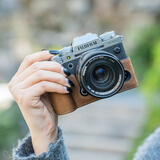 摄侣富士xt5保护套xs20相机包xt30二代三代xt50皮套x100vi保护套xh2s底座xe5相机套xt20皮壳牛皮配件 XT5疯马色真皮保护套