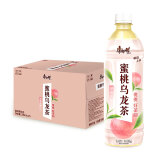 康师傅 蜜桃乌龙茶500ml*15瓶 水果茶 水果味饮料 饮品 量贩装整箱
