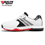PGM 高尔夫球鞋 男士防水鞋子 加宽版 超软球鞋  新品 XZ118-白黑灰红 40