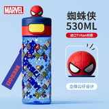 迪士尼（Disney）儿童水杯小学生保温杯运动水壶女塑料杯Tritan直饮杯男大容量杯子 漫威 530ml 【夏季直饮】