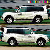 子浩适用于三厢两厢越野汽车腰线拉花全车车贴纸 款一三菱帕杰罗