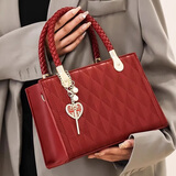 斐月伽婚包新娘红色包包本命年大容量斜挎包结婚手提包送妈妈老婆礼物 红色