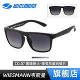 WIESMANN韦斯曼 X 雷迪RLEI.DI联名户外时尚钓鱼开车偏光太阳镜VIN TIGER CO.07黑暗骑士-渐变灰偏光(PRO)