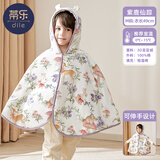 蒂乐婴儿披风斗篷冬天季儿童男女宝宝出门外出挡防风外套加厚秋冬季 【长款】紫鹿仙踪【均码0-6岁】