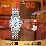 天梭（TISSOT）瑞士手表 卡森臻我系列腕表 钢带机械女表 T122.207.11.033.00