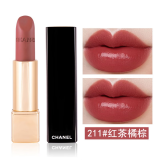 香奈儿（Chanel） 口红丝绒炫亮魅力哑光持久唇膏母亲节情人节礼物送女友老婆礼品 211#红茶橘棕