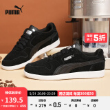 PUMA彪马官方 男女同款情侣经典板鞋ICRA TRAINER 356741 黑色-黑色-38 36