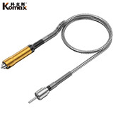 科麦斯电磨软轴通用手电钻软轴手柄连接线夹头电磨机配件电磨工具 6mm专业级软轴