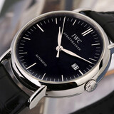 【二手99新】万国IWC瑞士手表 柏涛菲诺达文西男士自动机械腕表大表径商务款计时款后镶钻 二手奢侈品 IW356308 黑盘银针