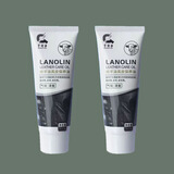 千可净真皮保养油绵羊油鞋油皮衣皮鞋皮包滋养油白色黑色棕色鞋油 2盒白色 无礼品