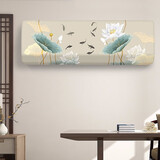 家工场 空调罩防尘罩挂机格力美的海尔奥克斯空调套保护罩挂式空调通用 金荷 【全包】1.5P（84-93.5cm适用）