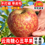 云南高山冰糖心丑苹果新鲜水果整箱礼盒脆甜多汁正宗丑苹果 9斤 优质中果（70-75）