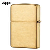 ZIPPO打火机之宝煤油防风 美版原装正版进口 送长辈男友收藏生日礼物 沙子拉丝铜盔甲机