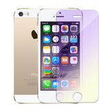心汐适用于 苹果5s钢化膜 iphone5/5C/SE全屏覆盖抗蓝光高清防指纹玻璃保护手 【前膜】全玻璃抗蓝光*2片装