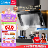 美的（Midea）抽油烟机 家用侧吸式吸油烟机 大吸力排烟机 896mm宽屏拢吸 厨房老式脱排烟机CXW-200-J30