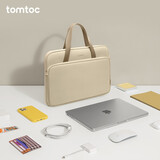tomtoc手提电脑包14英寸女士苹果笔记本包A11适用于MacBook Pro/Air M2 冷沙色 14英寸