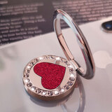 珍格手机指环扣支架女款网红镶钻手指扣苹果扣环贴oppo华为vivo手机壳拉环通用懒人便携金属桌面旋转