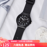 卡西欧（CASIO） 男女手表 学生运动简约石英中性小黑表 百搭休闲时尚小表盘 MW-240-1B 43mm表盘