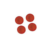 利快厨房收纳架意大利品牌guzzini落地多层置物架放菜篮子可移动组合 红色盖子4件套