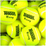 天龙（Teloon）网球训练球进阶初学专业比赛网球耐磨 Rising进阶中级-散装10个 送礼品