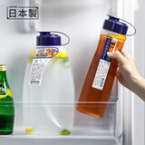 家の物语（KATEI STORY）日本进口冰箱冷水壶家用耐高温凉水壶大容量水果茶冷泡瓶饮料扎壶 1000ml
