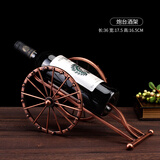 康之润创意红酒架摆件葡萄酒瓶架酒柜装饰品酒瓶架子欧式酒架 炮台酒架