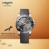 浪琴（LONGINES）彭于晏推荐 瑞士手表 康卡斯潜水系列 机械橡胶男表 L37813789 