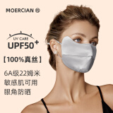 牧尔西防晒口罩女【100%真丝护眼角】户外出游防紫外线护眼角面罩