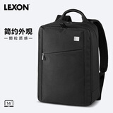 乐上（LEXON）商务双肩包笔记本电脑包男14英寸休闲手提包男旅行多功能书包