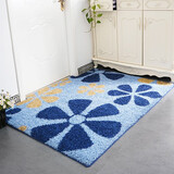 宝丽彩门口入户地垫脚垫家用卫生间防滑吸水门垫进门地板垫升级加厚门垫 华丽蓝 120*170cm