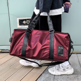 格尔顿旅行包男士手提行李包户外运动健身包大容量行李袋出差旅游休闲单肩斜挎背包女 红色