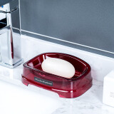 家の物语（KATEI STORY）韩国进口透明加厚ABS 肥皂盒香皂盒红色