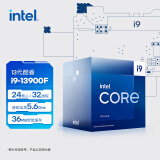 英特尔(Intel) i9-13900F 酷睿13代 处理器 24核32线程 睿频至高可达5.6Ghz 36M三级缓存 台式机CPU