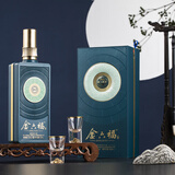 金六福 匠心鉴藏金镶玉 清香型白酒 53度 500ml 单瓶装 送长辈礼品酒