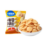小鹿蓝蓝宝宝零食 多谷物小锅巴米饼饼干儿童零食酥脆解馋小吃 小麦大米 多谷物小锅巴黑松露火腿味1袋
