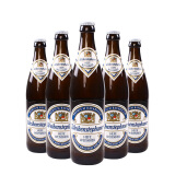 唯森（weihenstephaner）德国原装进口 黑啤酒 唯森啤酒/唯森小麦白啤酒精酿啤酒瓶装整箱 维森白啤 500mL 5瓶