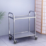 AEY 不锈钢移动送餐车酒水车服务车 推车置物架快餐酒楼送餐手推车 